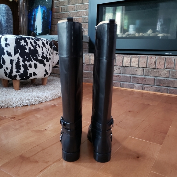 Michael Kors Black Preston Boots Size 5.5 - Picture 3 of 13